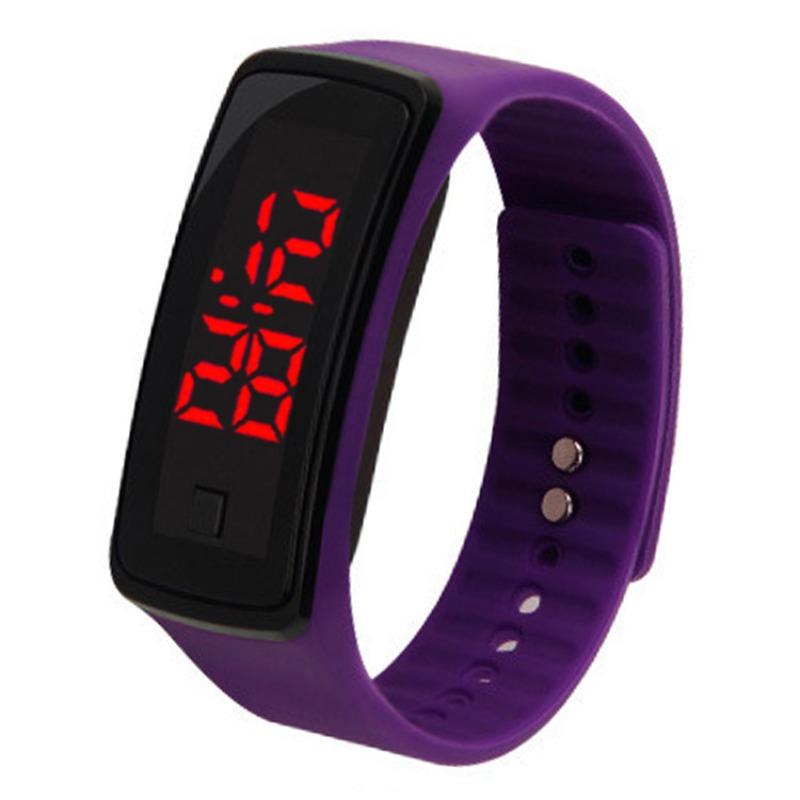 Fashion Sports Second-generation Led Watch for Boys and Girls, Children's Sunglasses, Electronic Bracelet, Silicone Gift, Electronic Watch