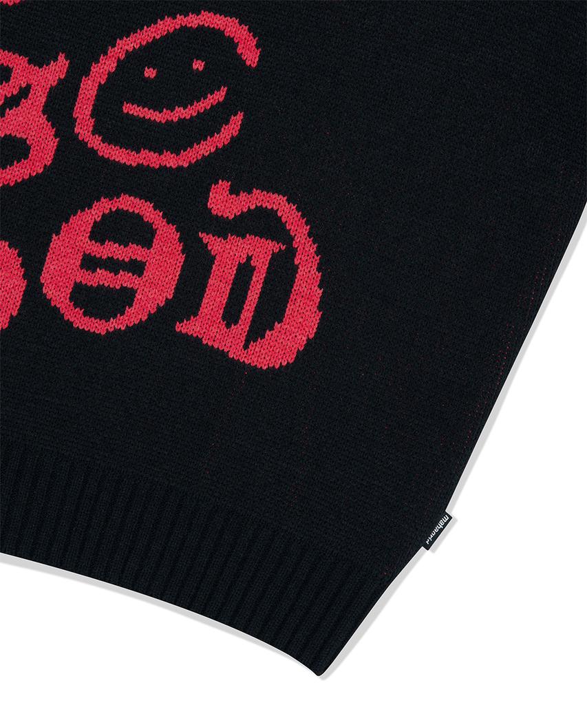 MAHAGRID So Far So Good Knit Sweater Black(Mg2Ffmk601A)
