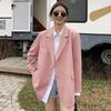 Spring Petite Slimming Blazer - Women's Korean Style Loose Fit Small Suit