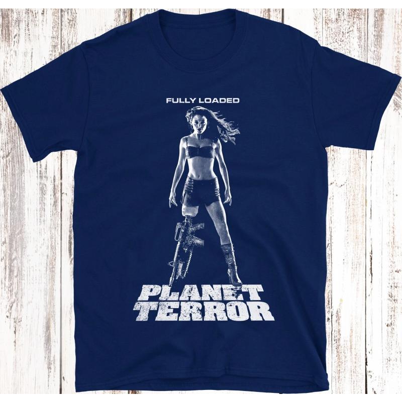 Quentin Tarantino's Horrorfilm T-Shirt Von 'Planet Terror' - Herren T-Shirt - Sommer Neuestes Lässiges Unisex T-Shirt