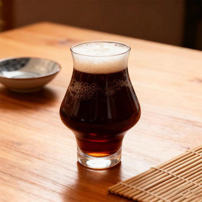 Křišťálově čistá degustační sklenice na pivo Široký baňatý tvar Japonský design Zlepšuje aroma Perfektní pro Stout Porter Nezbytnost pro domácí bar