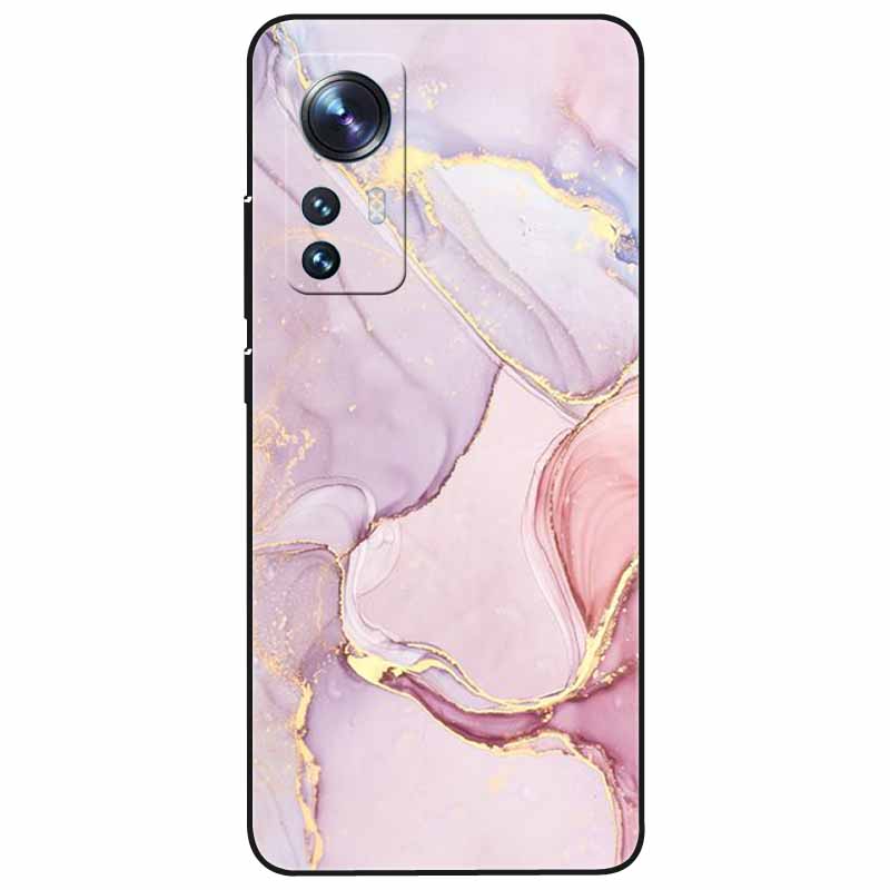 For Xiaomi Redmi Note 12s Case 12 S Soft Black Silicone Cool Marble TPU Funda Para for Redmi Note 12S 2023 Shockproof Note12s
