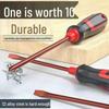 German Import S2 Phillips & Slotted Screwdriver Set - Industrial Grade, Super Hard, Versatile Household Tools