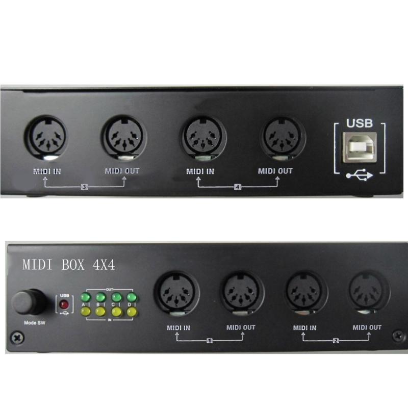 USB Controller 4 In 4 Out Splitter For Multiple Device Connection Plugs And Play Design Plastic Construction