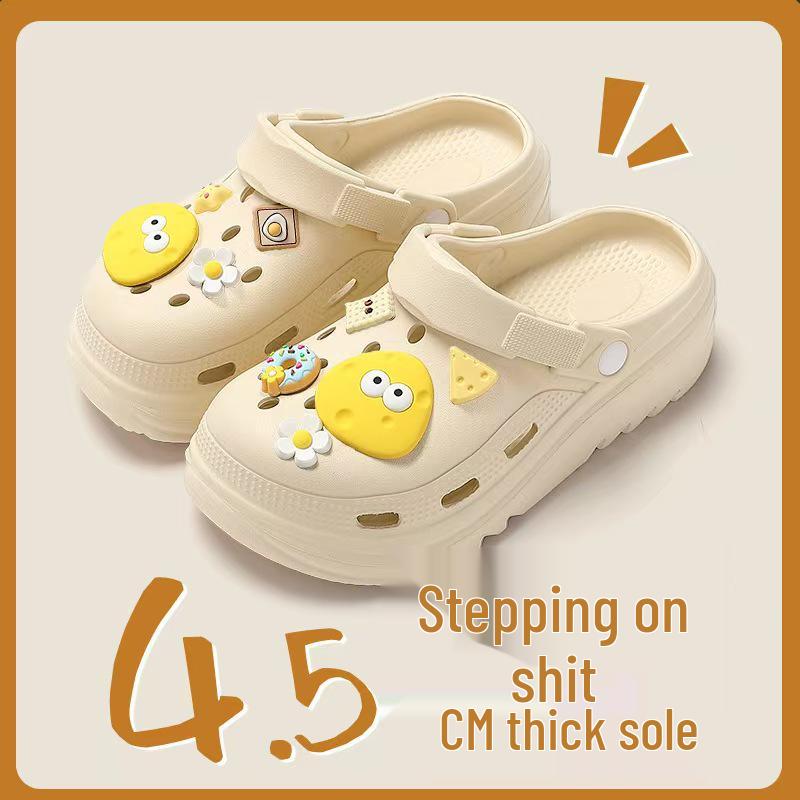 Women's Thick-Soled Non-Slip Summer Sandals: Breathable, Outdoor-Ready, Comfortable Slippers