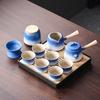 Office tea business gifts gradual change kung fu tea set portable travel tea set household light luxury ceramics