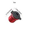 Red 12V Dual USB 4.2A Car Cigarette Lighter Charger Socket LED Digital Voltmeter