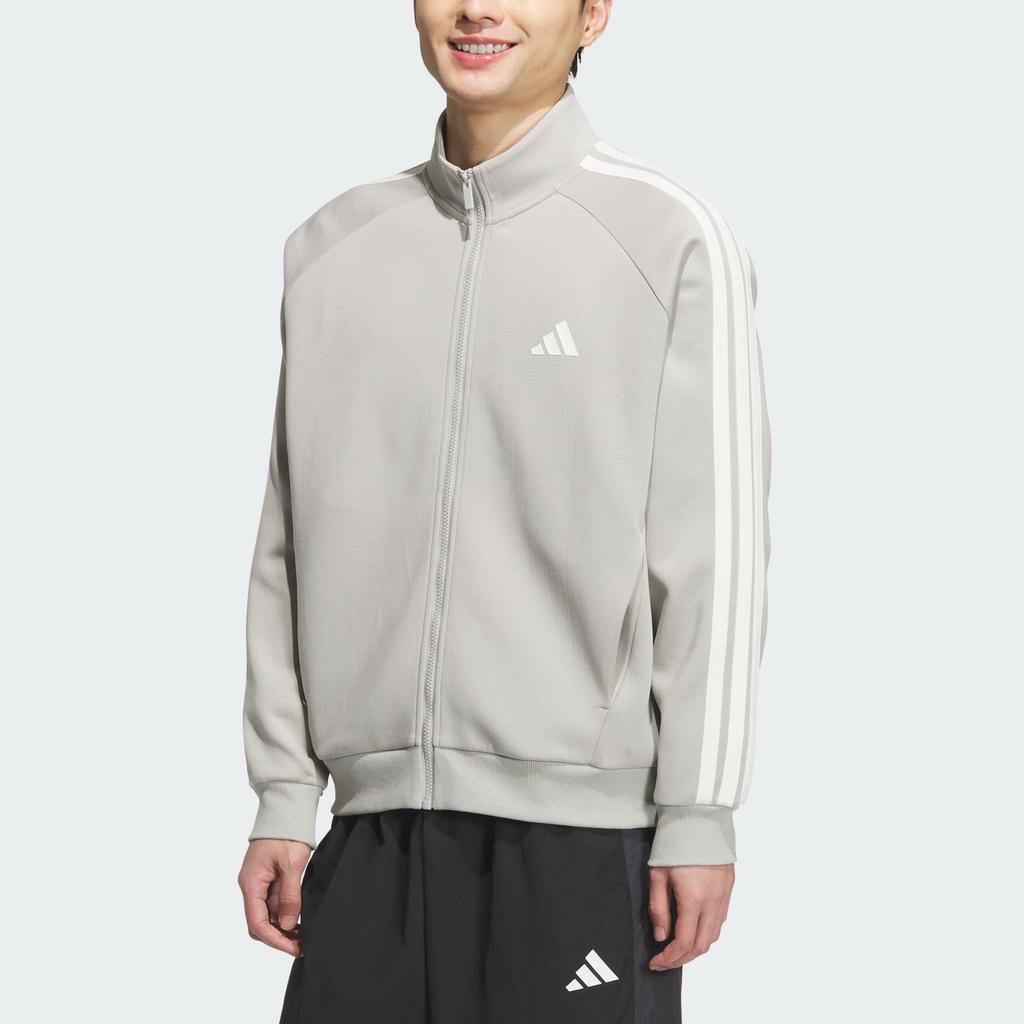 Adidas St Sports Kn Tt Logo Letter Stripe Raglan Long Sleeve Jacket Men Jacket KC2848