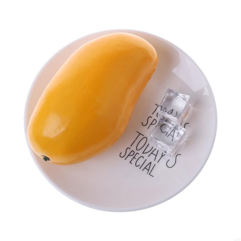 Simulation Artificial for Mango Fake Fruit Disply Home Party Decoration X3UC
