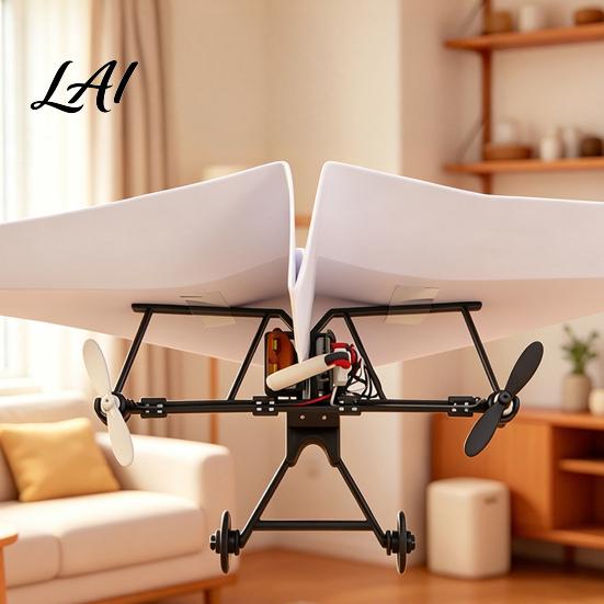 Toddlers Aircraft Building Toy Remote Control Paper Airplane Kit with 16/32 Colorful Paper DIY Electric RC Plane Gyro Stabilizer Glider Assembly