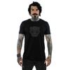 Marvel Mens Black Panther Black On Black T-Shirt