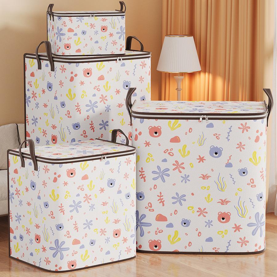 Clothes And Blankets Storage Bag, Large Capacity Non-woven Fabric Sorting Bag, Storage Bag