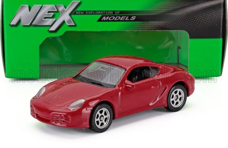 

WELLY Porsche Cayman Die-Cast Model 1/64 CAYMAN S COUPE 2005 (Red)