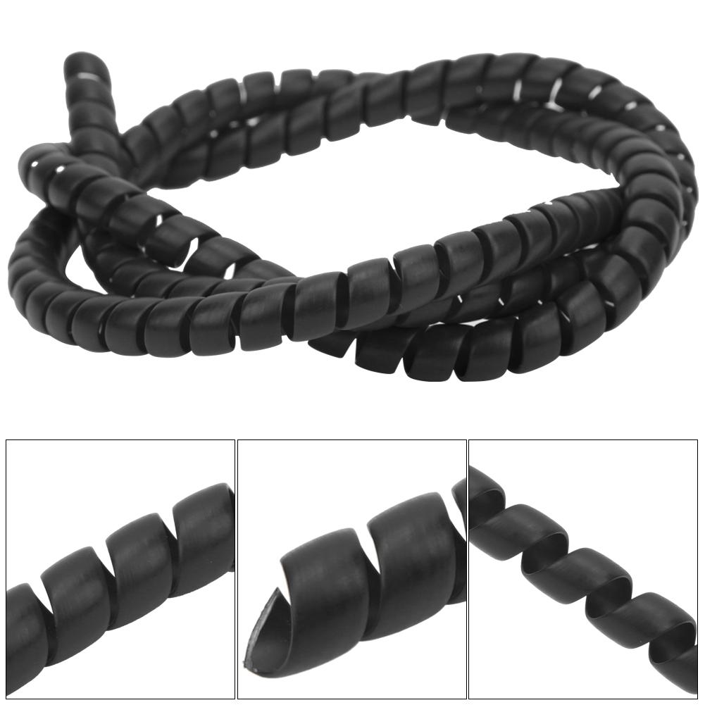 Brake Line Spiral Tube Cable Housing Protector Cover for Xiaomi M365 Electric Scooterblack