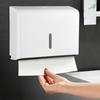 Waterproof Plastic Tissue Dispenser Wall Mounted Space Saving Designs Tissue Box Holder Large Capacity for Bathroom