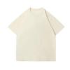 260g Unisex Pure Cotton Loose Fit Double Yarn Drop Shoulder Half Sleeve T-Shirt