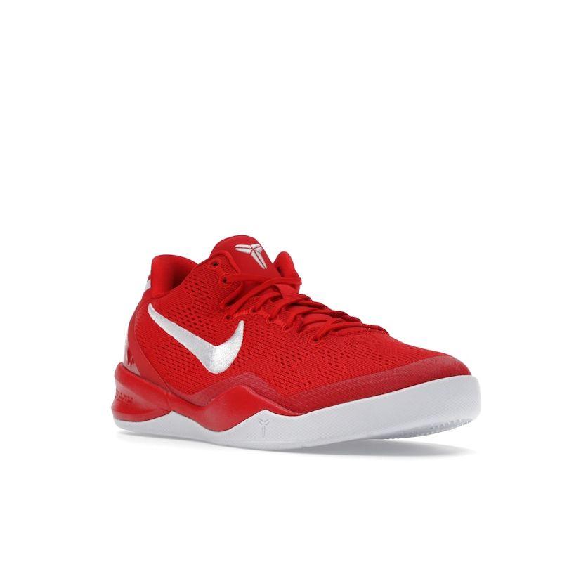 Nike Kobe 8 GS University Red Kids Sneakers White FN0266-601