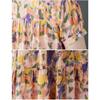 New Vintage Women Plus Size Maxi Dress Spring Summer Long Casual Loose Basic Printing Dress