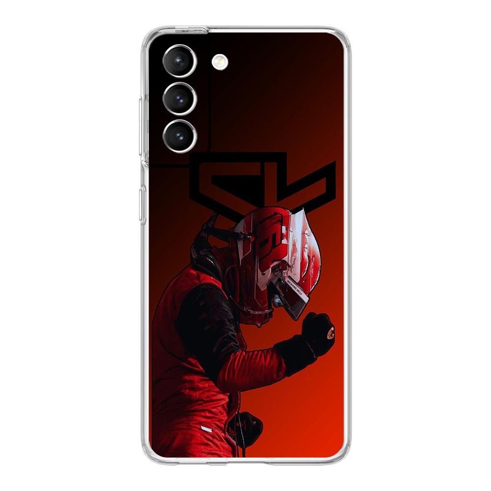 Phone Case For Samsung Galaxy S24 Plus S23 S22 S21 S20 FE Ultra 5G S10 S10E S9 Soft Clear Silicone Cover F1 Number 33