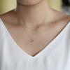 Diamond K10 Pink Gold Necklace 151446123108 Canal4℃ (PG)