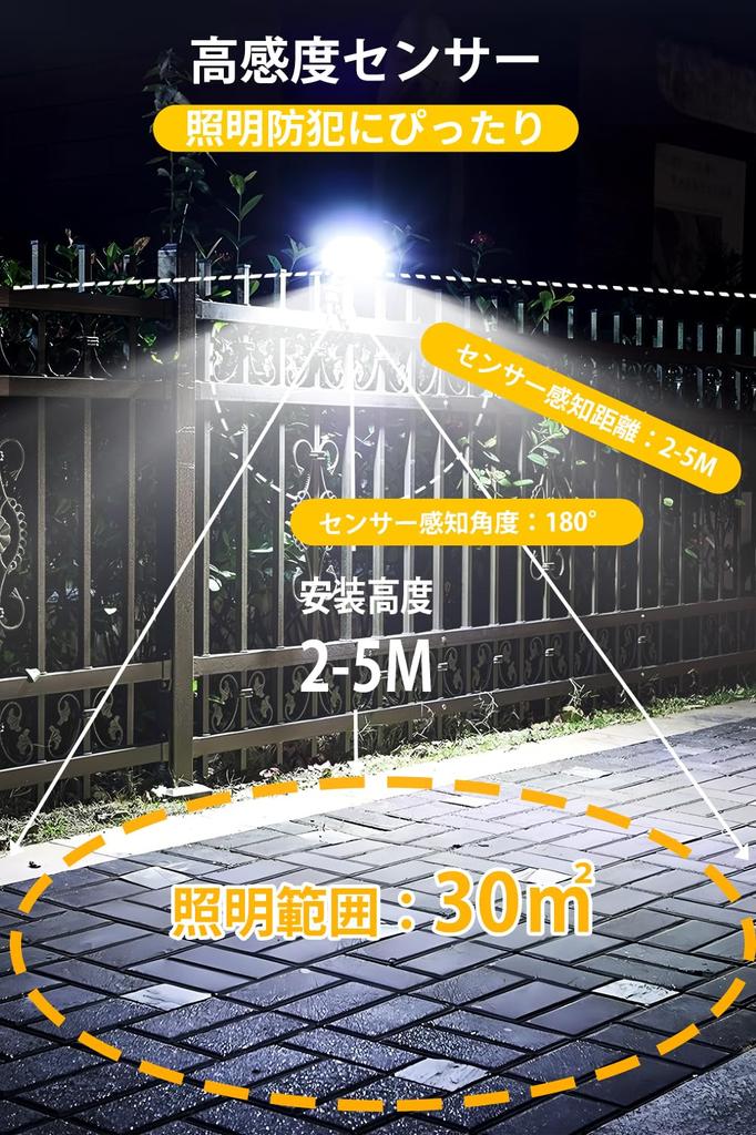 Solarleuchte für den Außenbereich, Bewegungsmelder-Leuchte mit flexiblem Stativ, 1000lm, Hohe Helligkeit, 6500K Tageslichtweiß, 3 Sensormodi, HelligkeitBewegung