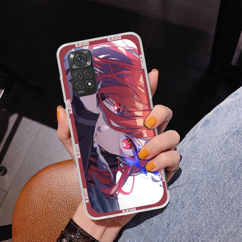 Japan Anime Blue Lock Phone Case For Xiaomi Redmi Note 15 14 13 12S 12 11 Pro Plus 14S 11S 11E 10 10S 11T 5G Personalized Cover