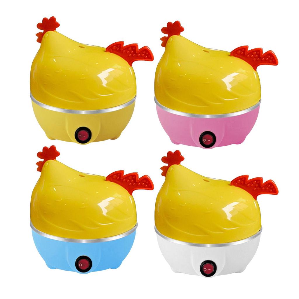 Chicken Shaped Electric Egg Cooker with Auto Shut Off Mini Egg Boiler for Easy Cooking In Kitchen