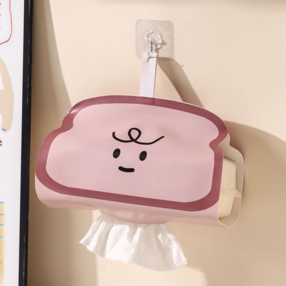 Cartoon Hanging Tissue Bag Waterproof Wall Hanging Tissue Holder  Outdoor Camping Style C