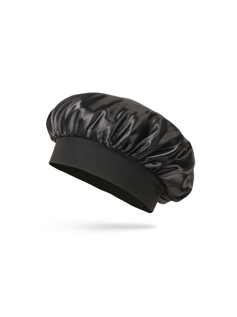 Satin Bonnet Silk Hair Bonnet For Sleeping, Sleep Bonnets For Women Large Wide Soft Band Sleep Cap For Curly Hair Braids