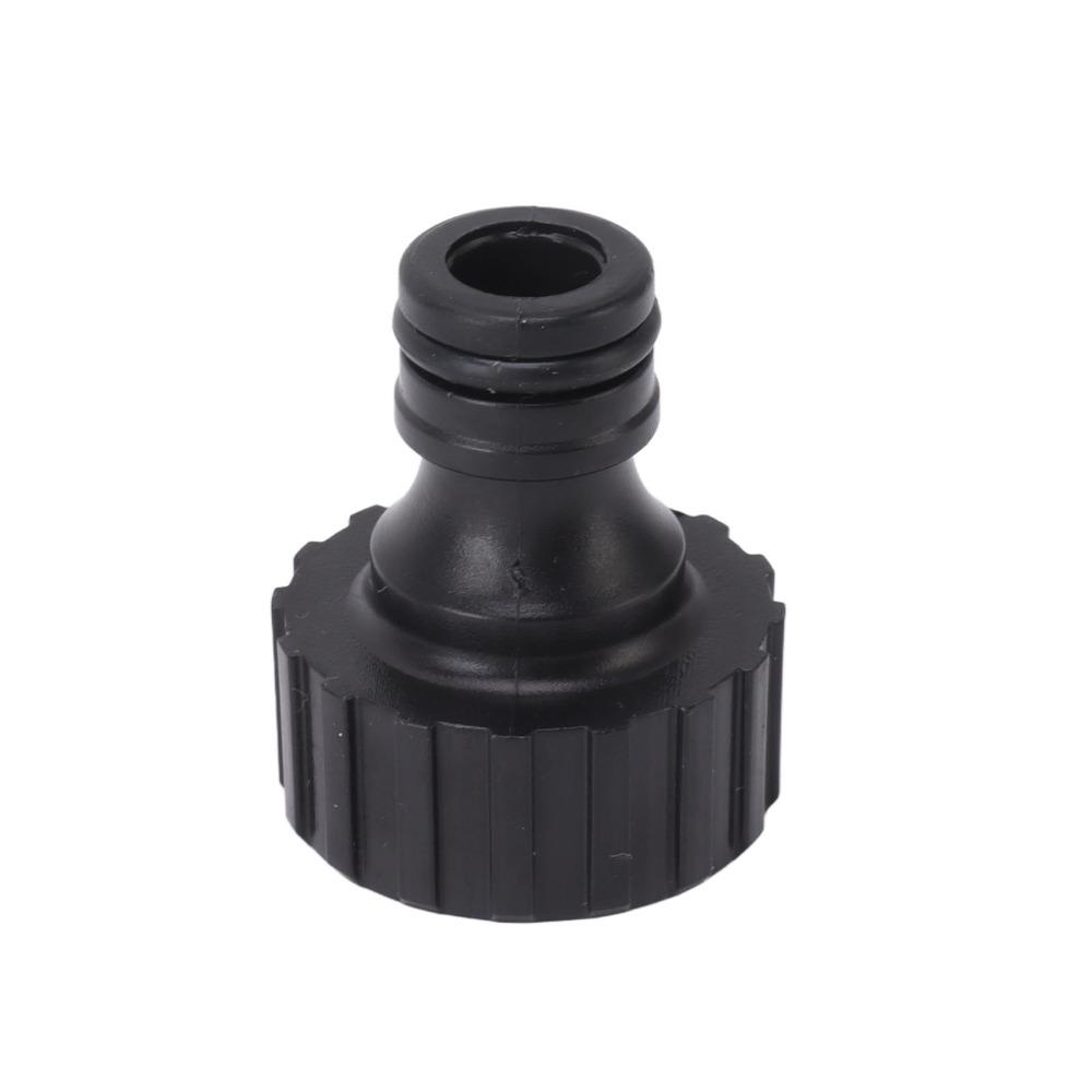 POM Plastic Hose Bibb 1/2 Inch Water Inlet Gray and Orange Water Hose Bibb With Nozzle 3/4 Inch Water Outlet Garden Hose Bibb