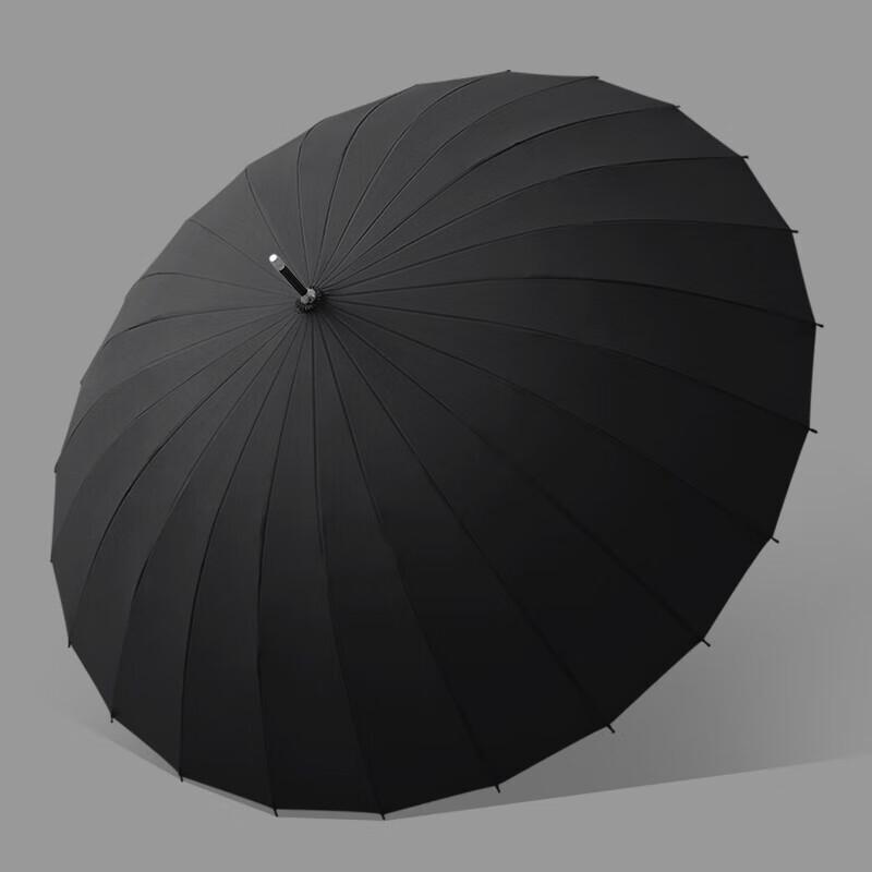 MAYDU 24-Rib Wooden Handle Business Umbrella