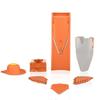 Slicer - V1 Classicline Pro Set - Orange - 3 Cutting Options - Storage Box Included