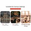 Cross Shape Bar Strainer Removable Spring Bar Tool Ice Separator Cocktail Strainer  Coffee