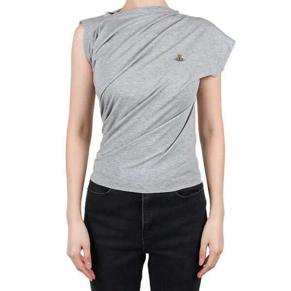 Vivienne WeStwood Women S Hebo Short Sleeve Tee Gray Melange