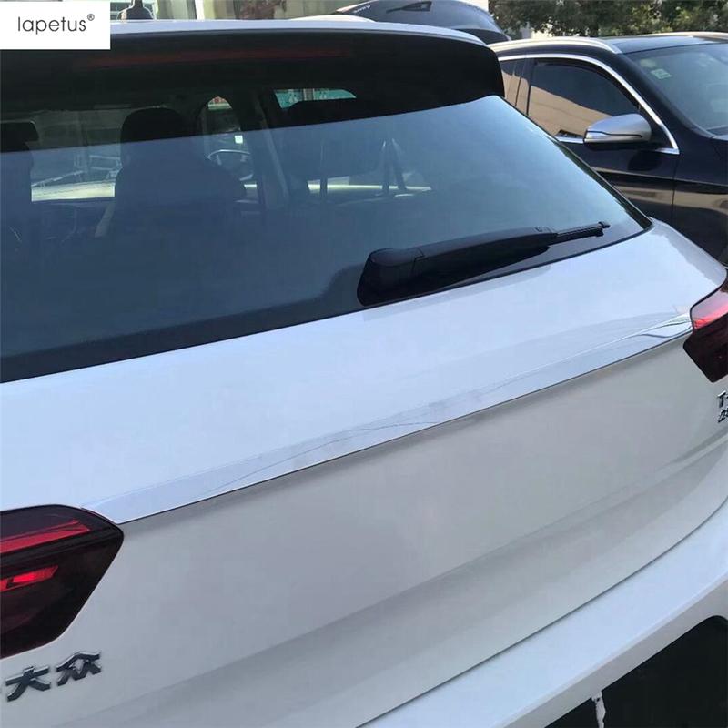 Hintere Heckklappe Unterer Griffleisten Dekorationsabdeckung Zierleiste Für Volkswagen T-Roc T Roc 2018 - 2024 Edelstahl Zubehör