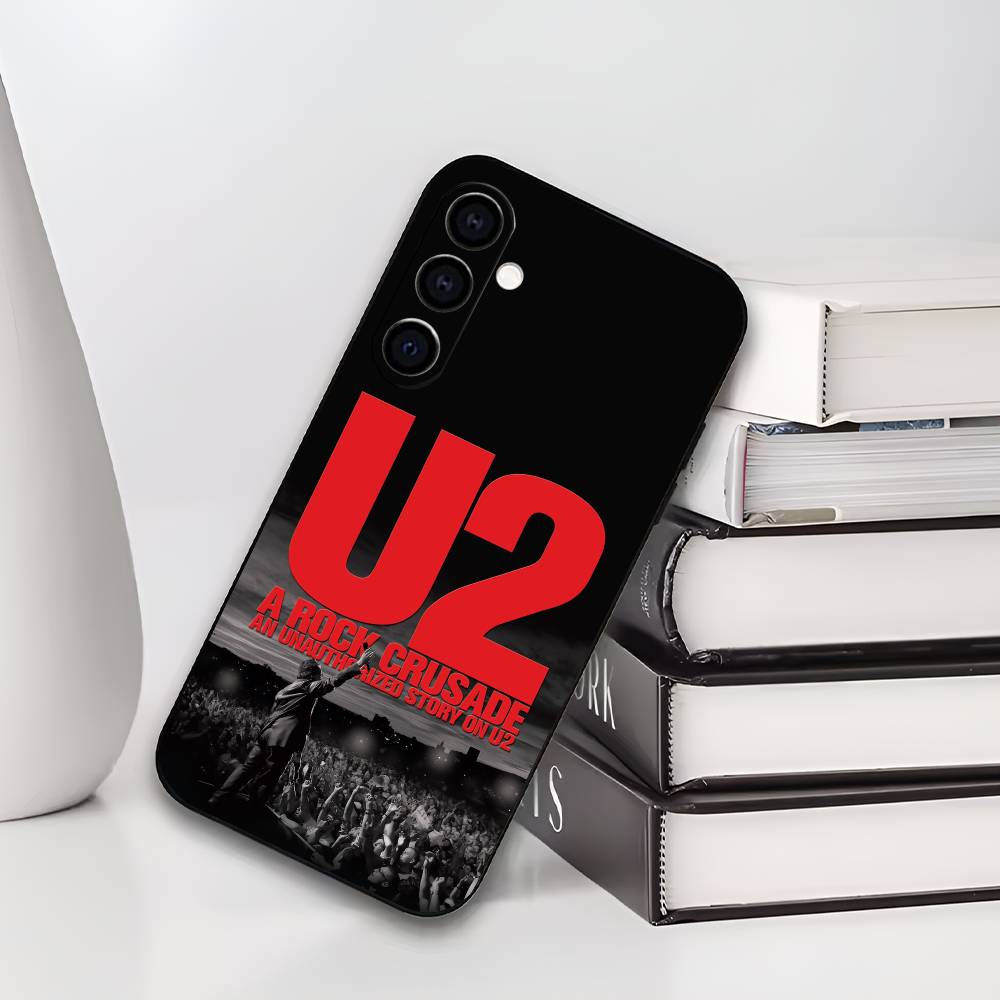 Band U-U2 Phone Case Silicone Soft For Samsung Galaxy A73,A72,A71,A70,A53,A52,A51
