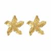 Temperament Enamel Earrings Fairy Ear Studs Jewelry Large Flower Earrings  Bride
