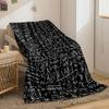 The pattern consists of mathematical formulas, graphs, and geometric shapes. for all seasons blanket lunch break throw gift