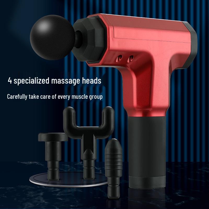 

Mini Massage Gun for Muscle Relaxation and Fitness Rechargeable Mini Fascia Gun червоний