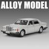 1/32 Rolls-Royces Silver Spur Spirit Alloy Luxy Car Model Diecasts Metal Classic Old Vehicles Car Model Sound Light Kids Gifts