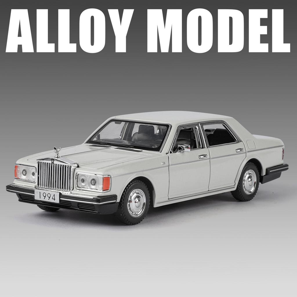 1/32 Rolls-Royces Silver Spur Spirit Alloy Luxy Car Model Diecasts Metal Classic Old Vehicles Car Model Sound Light Kids Gifts