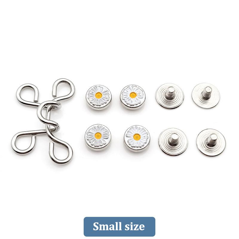 1PC Frauen Rock Hosen Jeans Verstellbare Taille Clip Metall Pins Kleidung Zubehör