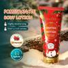 Christmas Pomegranate Body Lotion SADOER Autumn and Winter Moisturizing Body Lotion