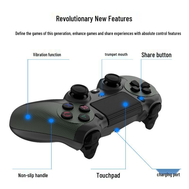 New Wireless Bluetooth P4 Game Controller with Six-Axis Vibration
