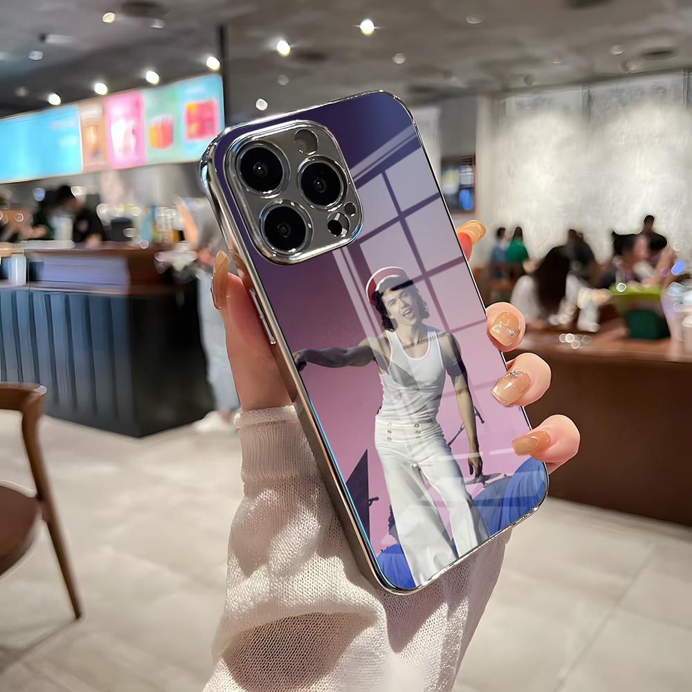 Conan Gray Wishbone Phone Case For IPhone 17 Pro Max 15 Pro 16 14 Plus 12 13 Mini 11 Pro Shockproof Electroplated Glass Cover