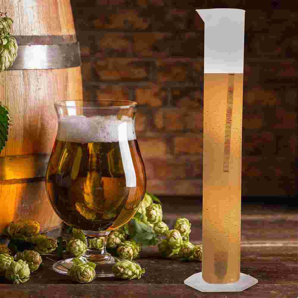 2 Sets Alcohol Meter Kit Making Beer Hydrometer for Triple Scale Home Brewing Tester Suite Fermentation Jar