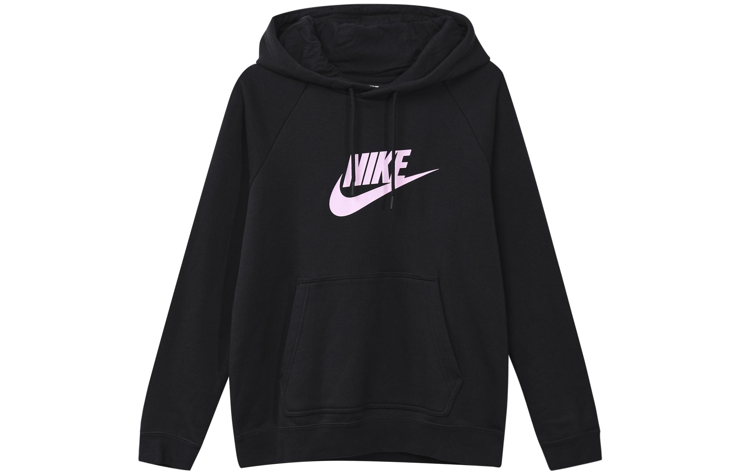 Nike Sweatshirts Women s Black Hooded Thickened Regular DJ4127-010 S
