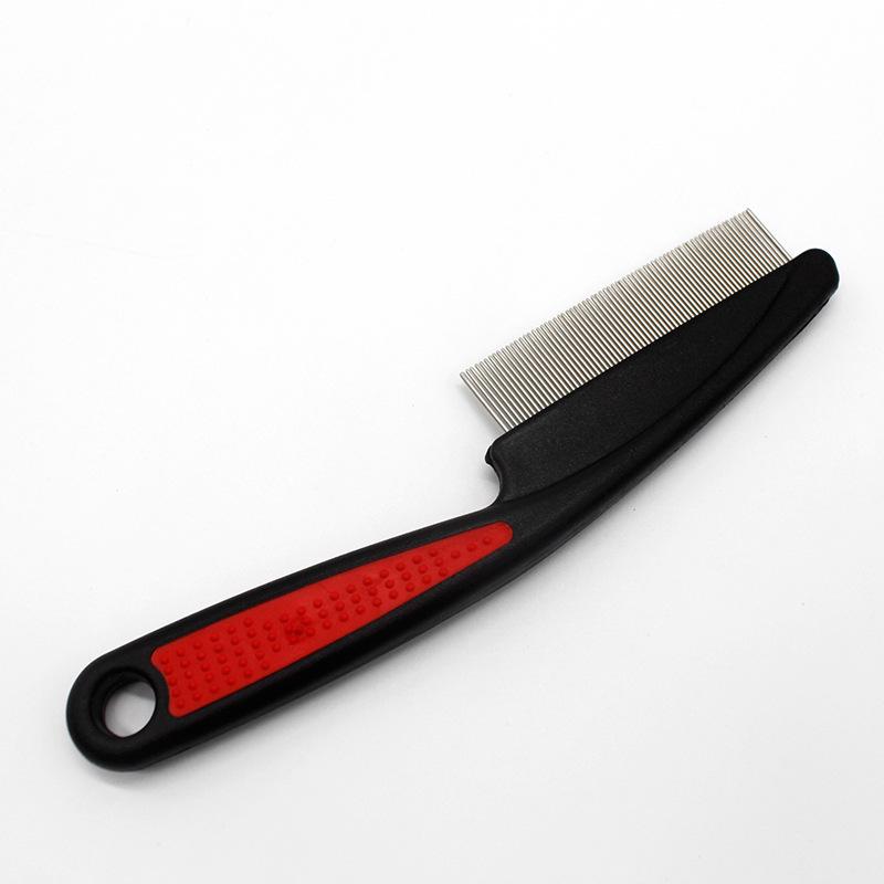 

Горячая Распродажа Расческа для ухода за домашними животными Расческа от блох для кошек и собак Расческа для ухода за домашними животными из нержавеющей стали Расческа от блох и шерсти для ухода за собаками