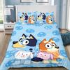 Custom Cartoon B-Blueys Bandit Chilli Duvet Cover Pillowcase Bedding Set Adult Boy Girl Bedroom Children Single Double
