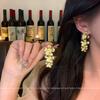 Vacation Style Dopamine Flower Earrings Women's Summer Sweet Temperament Versatile High-end Stud Earrings Silver Needle Earrings